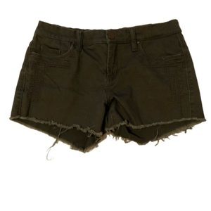 Blank NYC embroidered cutoff shorts